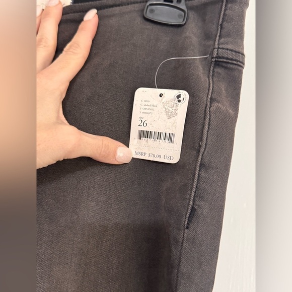 Free People Gummy Denim Penny Flare Jeans - Picture 6 of 9